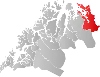Localisation de Kvænangen