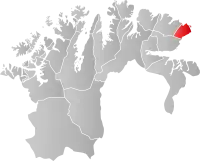 Localisation de Vardø