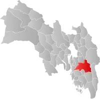 Localisation de Indre Østfold