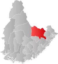 Localisation de Åmli
