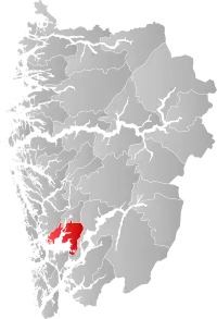 Localisation de Bjørnafjorden