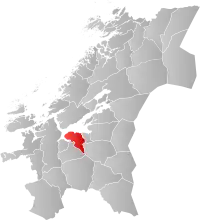 Localisation de Trondheim