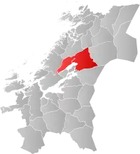 Localisation de Steinkjer