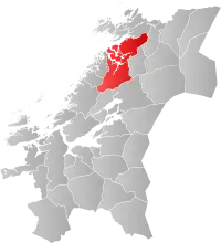 Localisation de Namsos