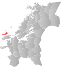 Localisation de Frøya