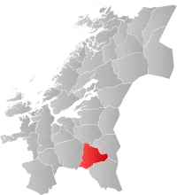 Localisation de Holtålen