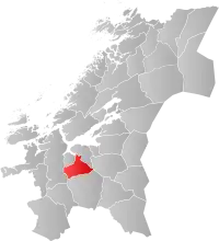 Localisation de Melhus