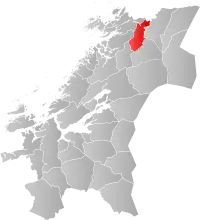 Localisation de Høylandet