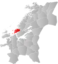 Localisation de Ørland