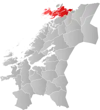 Localisation de Nærøysund