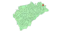 Localisation de Aldealengua de Santa María