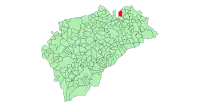 Localisation de Honrubia de la Cuesta