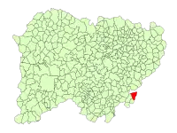 Localisation de Gallegos de Solmirón