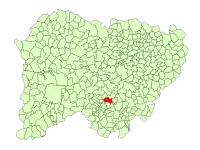 Localisation de Linares de Riofrío