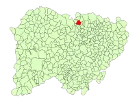 Localisation de San Pelayo de Guareña