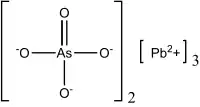 Image illustrative de l’article Arséniate de plomb