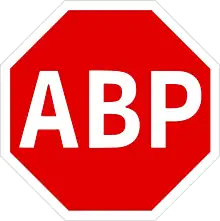 Description de l'image Adblock Plus 2014 Logo.svg.