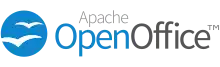 Description de l'image Apache OpenOffice logo and wordmark (2014).svg.