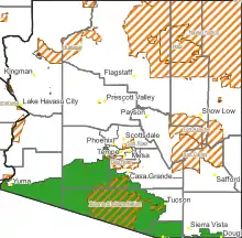 Description de l'image Arizona_US_Congressional_District_7_(since_2022).svg.