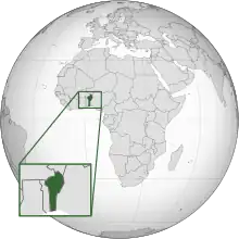 Description de l'image Benin (orthographic projection with inset).svg.