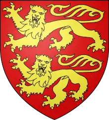 Description de l'image Blason Duché de Normandie.svg.