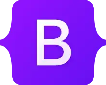 Description de l'image Bootstrap logo.svg.