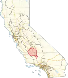 Description de l'image California's 22nd congressional district (since 2023).svg.