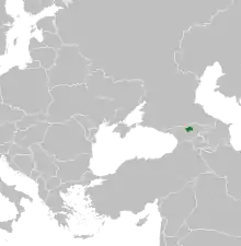 Description de l'image Carte de l'Ossétie du Sud.svg.