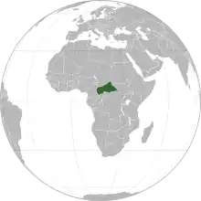 Description de l'image Central African Republic (orthographic projection).svg.