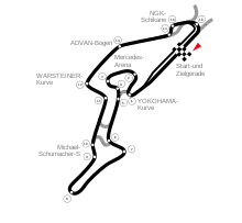 Tracé de la course