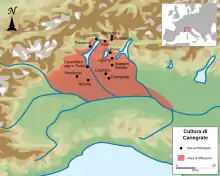Description de l'image Cultura di Canegrate map.svg.