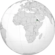 Description de l'image Eritrea (Africa orthographic projection).svg.