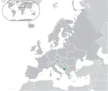 Description de l'image Europe-Montenegro.svg.