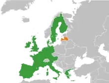 Image illustrative de l’article Procédure d'adhésion de la Lettonie à l'Union européenne