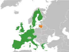 Image illustrative de l’article Procédure d'adhésion de la Lituanie à l'Union européenne