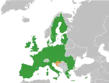 Image illustrative de l’article Procédure d'adhésion de la Croatie à l'Union européenne