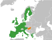 Image illustrative de l’article Procédure d'adhésion de la Hongrie à l'Union européenne