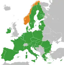 Image illustrative de l’article Procédure d'adhésion de la Norvège à l'Union européenne