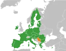 Image illustrative de l’article Procédure d'adhésion de la Serbie à l'Union européenne