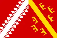 Description de l'image Flag of Alsace (old).svg.