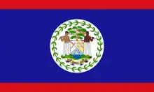 Description de l'image Flag of Belize.svg.