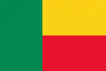 Description de l'image Flag of Benin.svg.