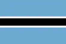 Description de l'image Flag of Botswana.svg.