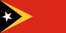 Description de l'image Flag of East Timor.svg.