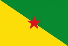 Description de l'image Flag of French Guiana.svg.