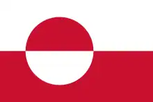 Description de l'image Flag of Greenland.svg.