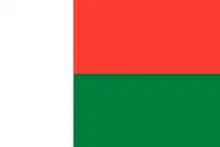 Description de l'image Flag of Madagascar.svg.