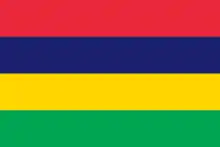 Description de l'image Flag of Mauritius.svg.