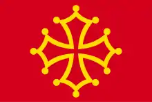 Description de l'image Flag of Occitania.svg.