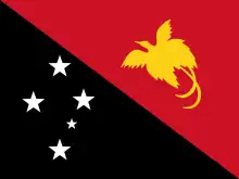 Description de l'image Flag of Papua New Guinea.svg.